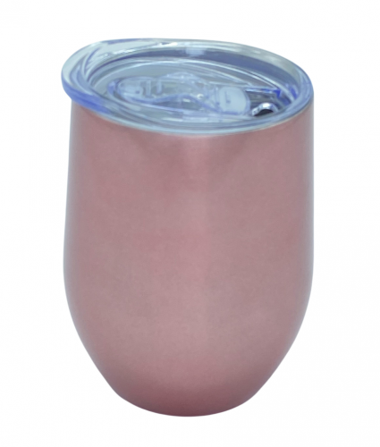 12oz Rose Gold Wine tumbler