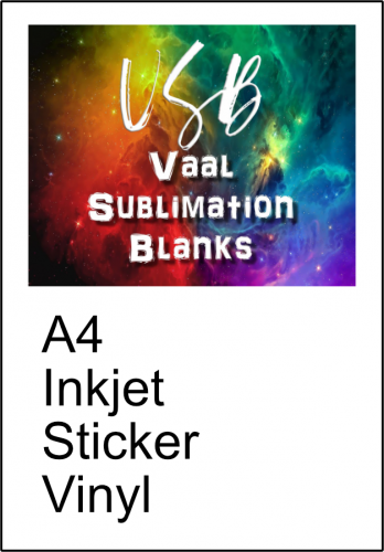 Inkjet Printable glossy Vinyl stickers