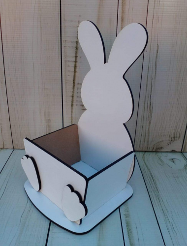 MDF Easter Bunny Box with feet