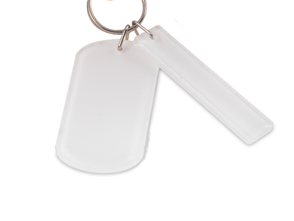 Acrylic Dual keyrings