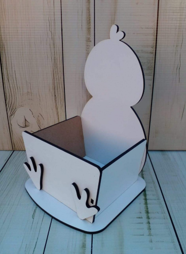 MDF Easter Chick Box with feet