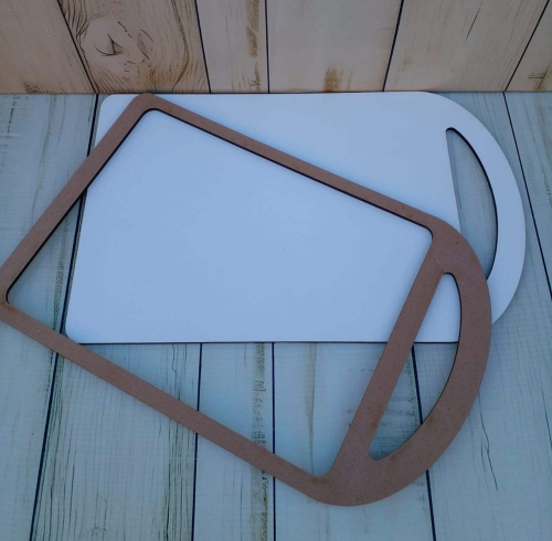 MDF Square Shape Serving/snack tray
