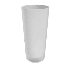 white frosted 10o glass