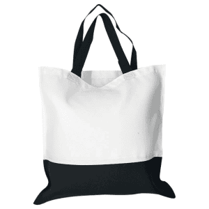 Tote bag black and white