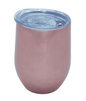 12oz Rose Gold Wine tumbler