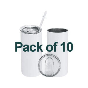15oz Straight Tumblers Pack of 10